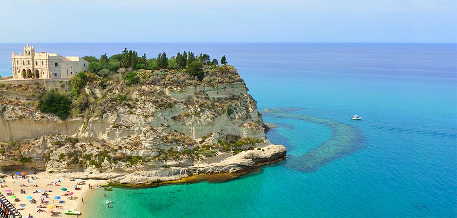 View of Tropea and Santa Maria dell’Isola